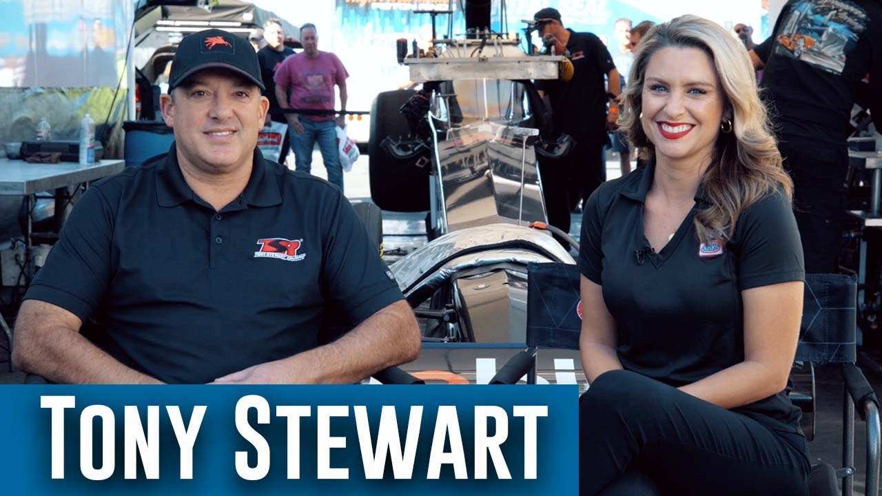 Tony Stewart talks driving a Top Alcohol Dragster, his goals and his future in drag racing