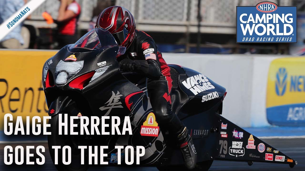 Gaige Herrera goes to the top in Sonoma