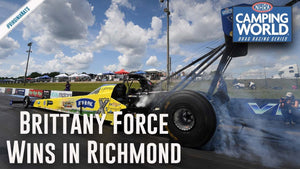 Brittany Force wins her third Wally of the season