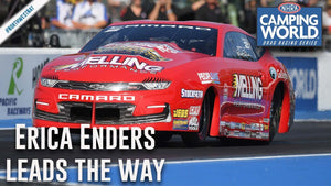 Erica Enders leads the way Friday in Seattle