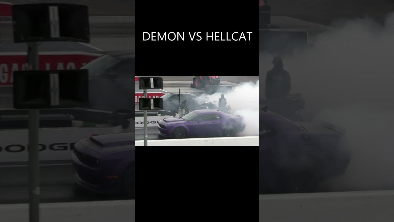 Dodge Demon vs Dodge Hellcat - American Muscle Cars