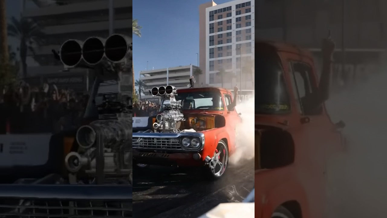 Zach Pennock’s 1958 Ford F100 features a Texas Speed & Performance LSX 427. It makes 1000 hp!