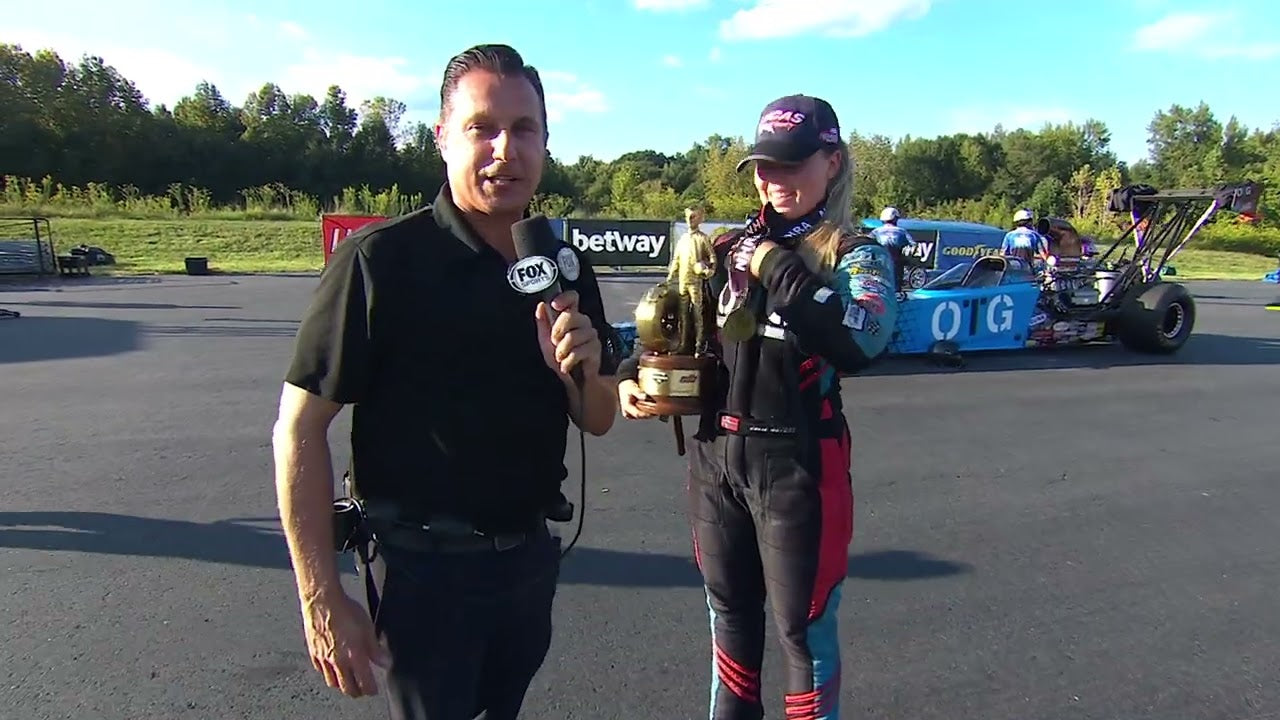 Julie Nataas wins Top Alcohol Dragster at the betway NHRA Carolina Nationals