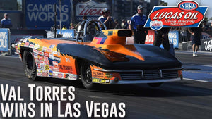 Val Torres wins Super Gas at the NHRA Nevada Nationals