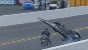 Cory Reed suffers crash in Charlotte