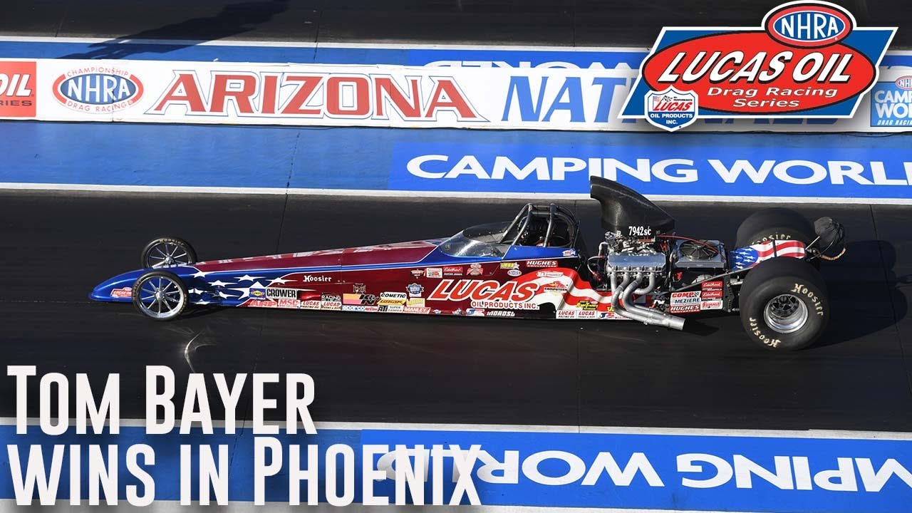 Tom Bayer wins Super Comp at NHRA Arizona Nationals