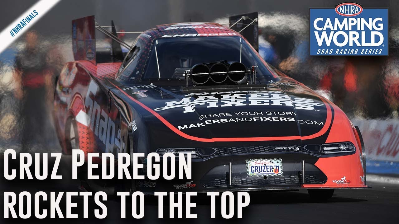 Cruz Pedregon rockets to the top in Pomona