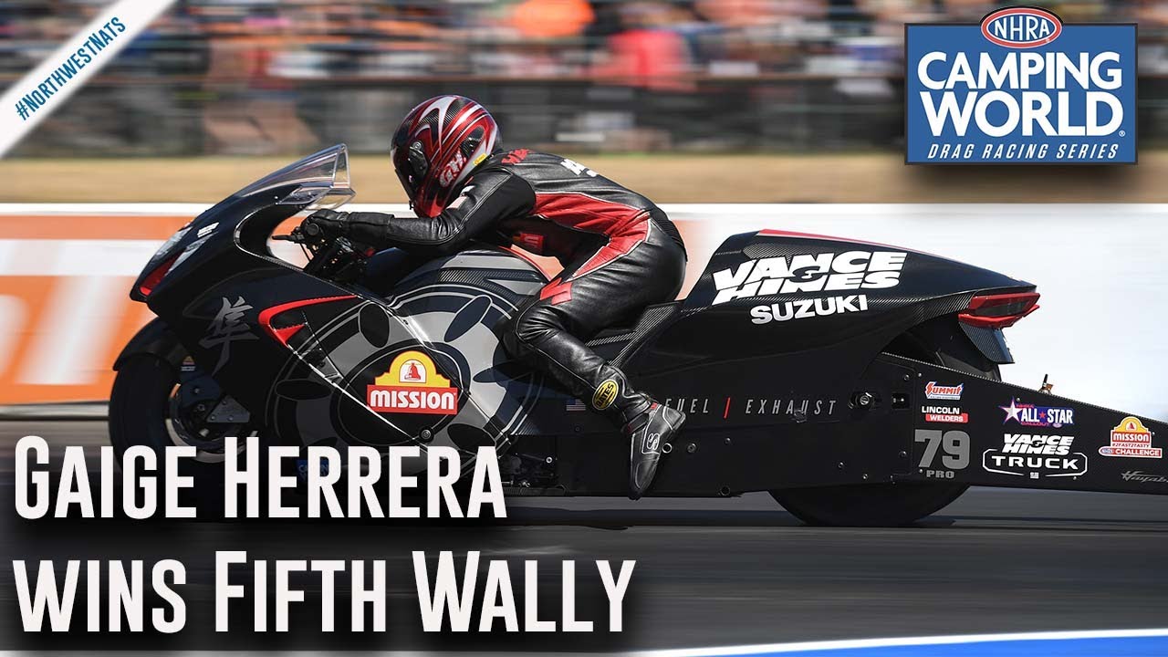 Gaige Herrera wins his fifth Wally of the season