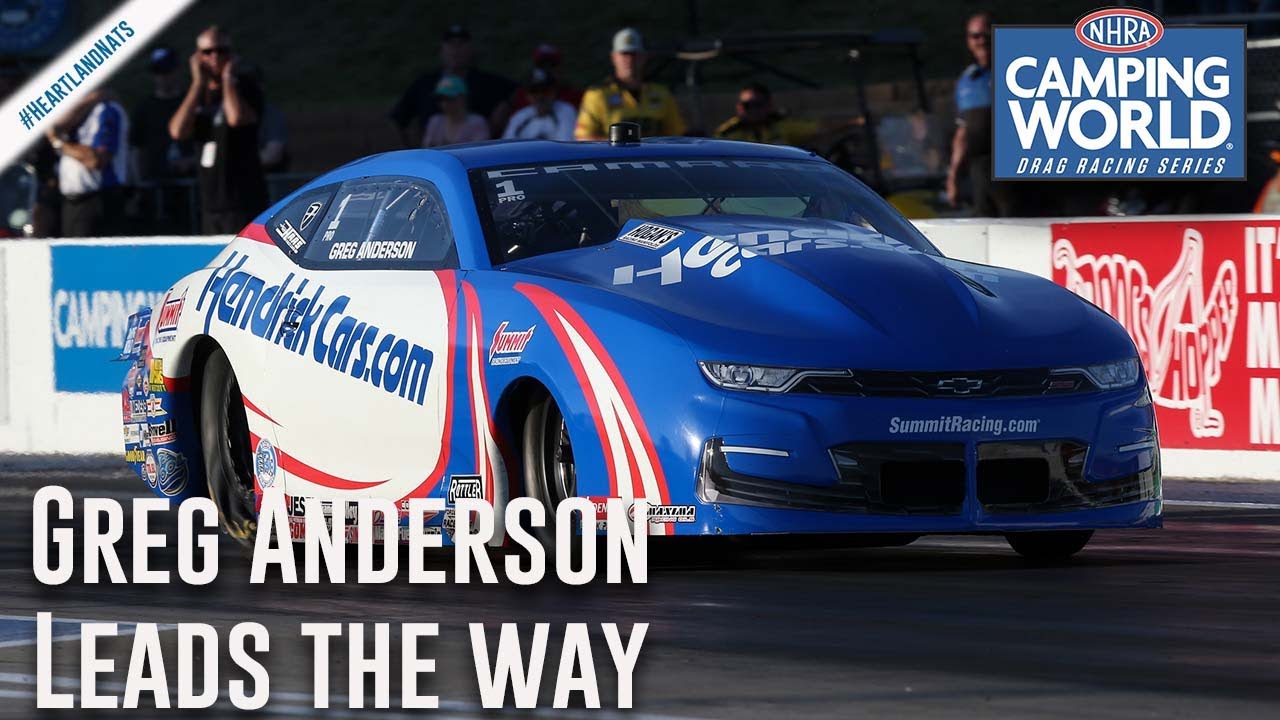 Greg Anderson leads the way in Topeka