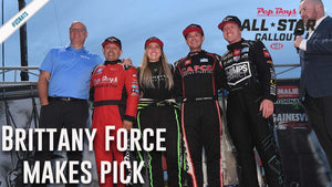 Brittany Force makes her pick in Pep Boys Top Fuel All-Star Callout