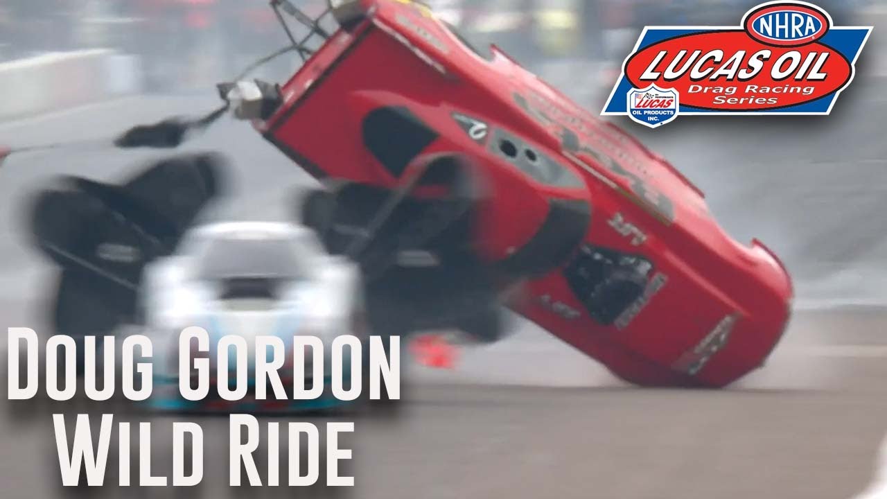 Doug Gordon walks away from wild ride at Lucas Oil NHRA Nationals