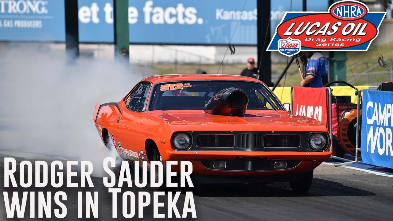Rodger Sauder wins Super Gas at Menards NHRA Nationals
