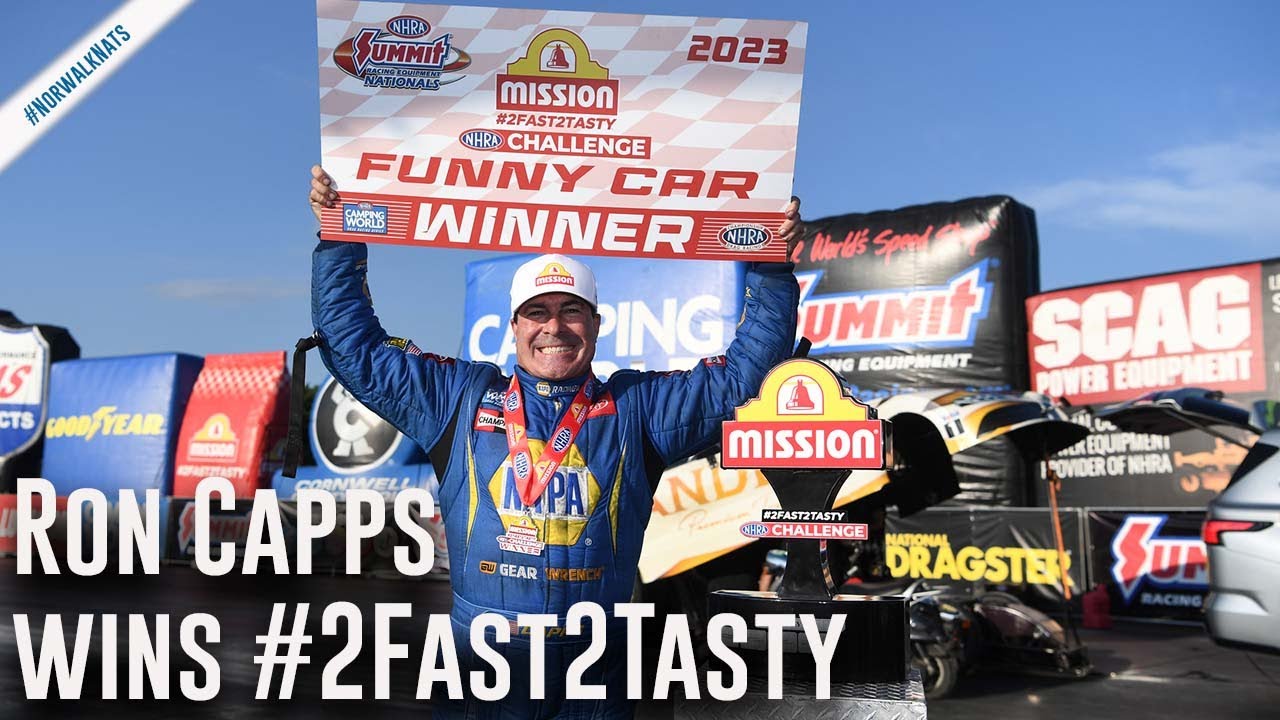 Mission #2Fast2Tasty Challenge Funny Car Winner Norwalk: Ron Capps