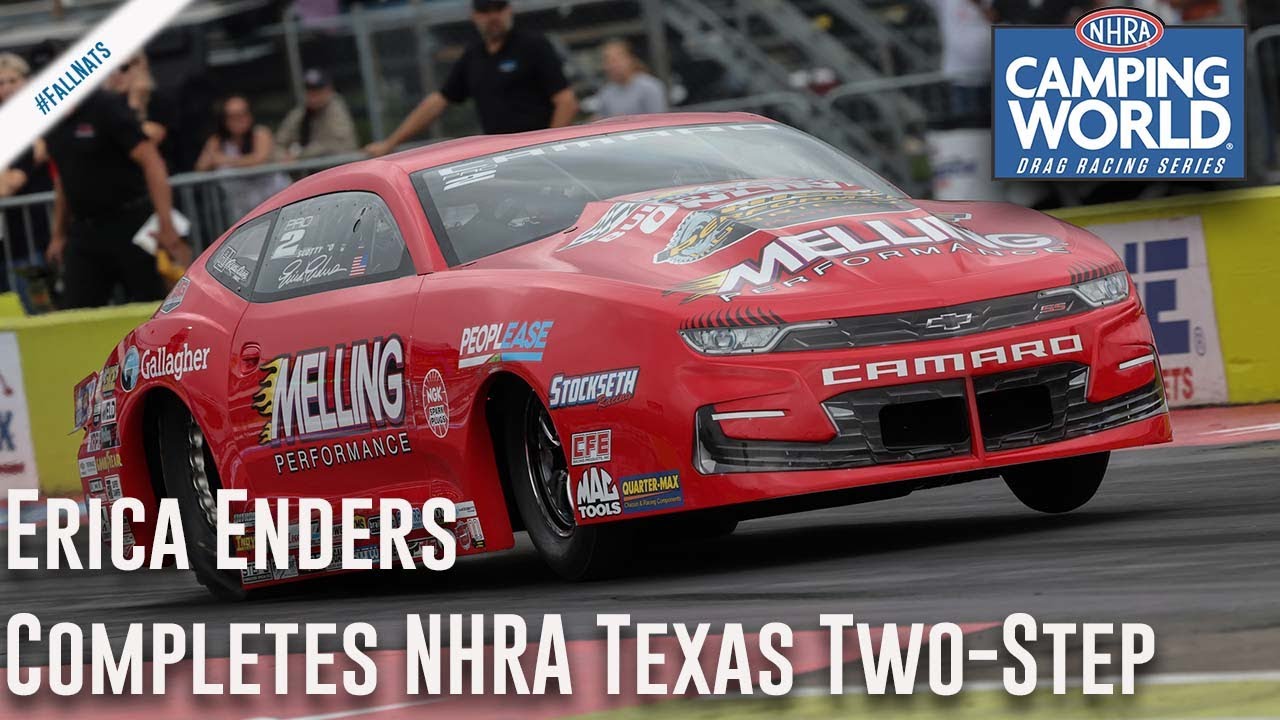 Erica Enders completes NHRA Texas two-step with win in Dallas