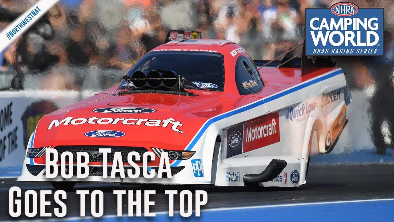 Bob Tasca goes to the top Friday in Seattle