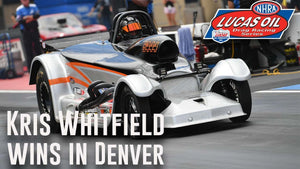 Kris Whitfield wins Super Gas at the Dodge Power Brokers NHRA Mile-High Nationals