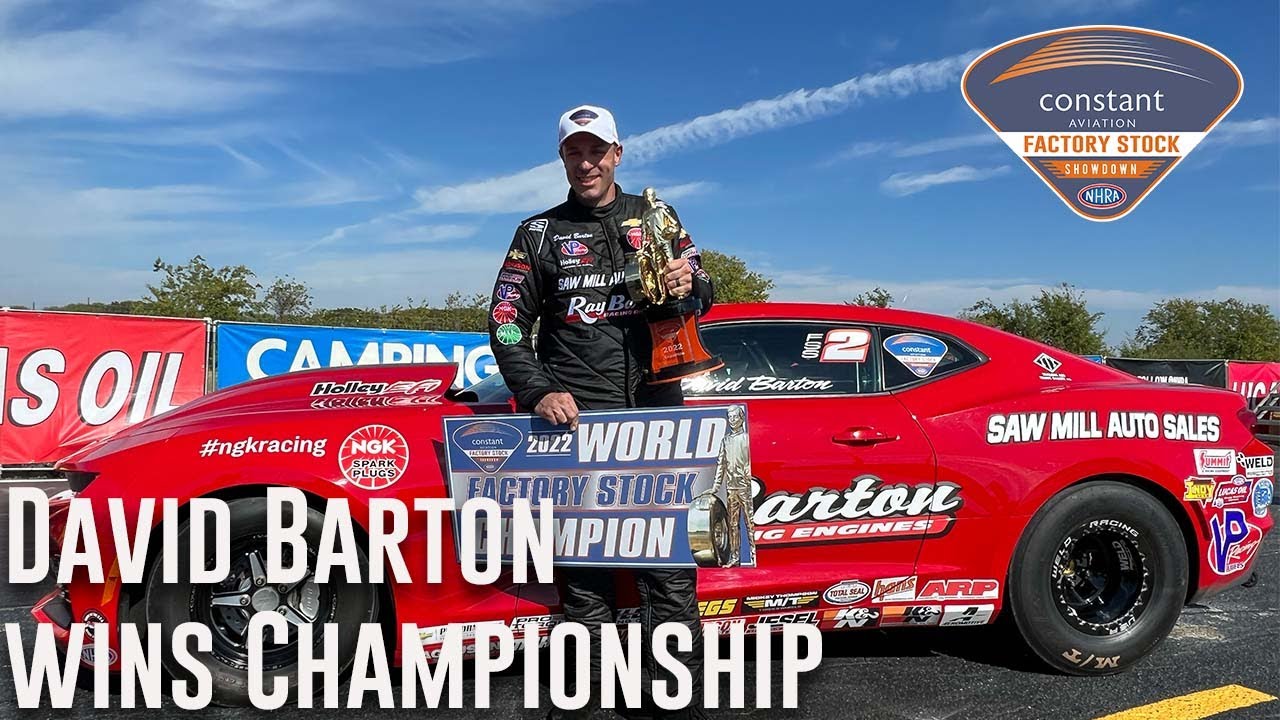 2022 Factory Stock Showdown Champion David Barton