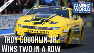 Troy Coughlin Jr. wins second consecutive race