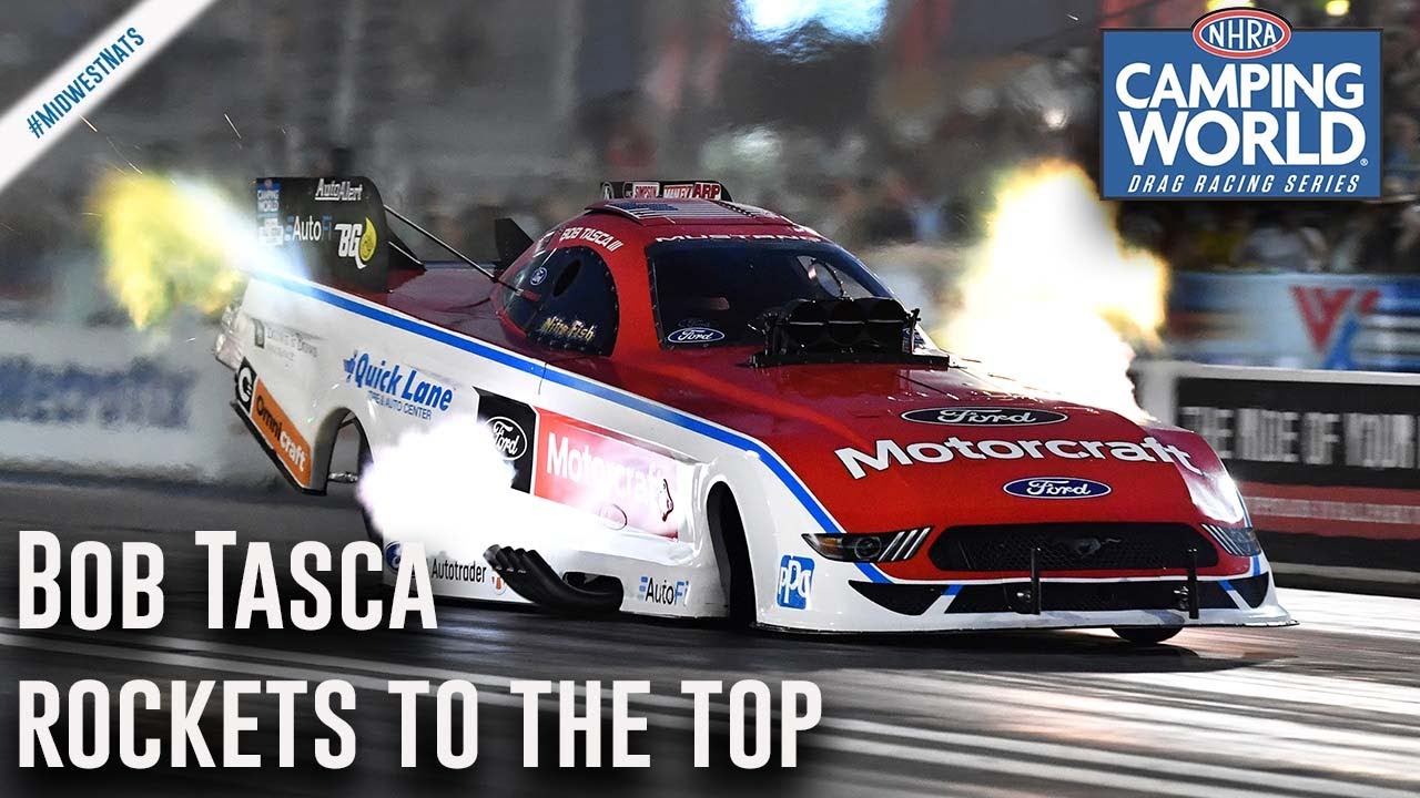 Bob Tasca rockets to the top spot at the Midwest Nationals