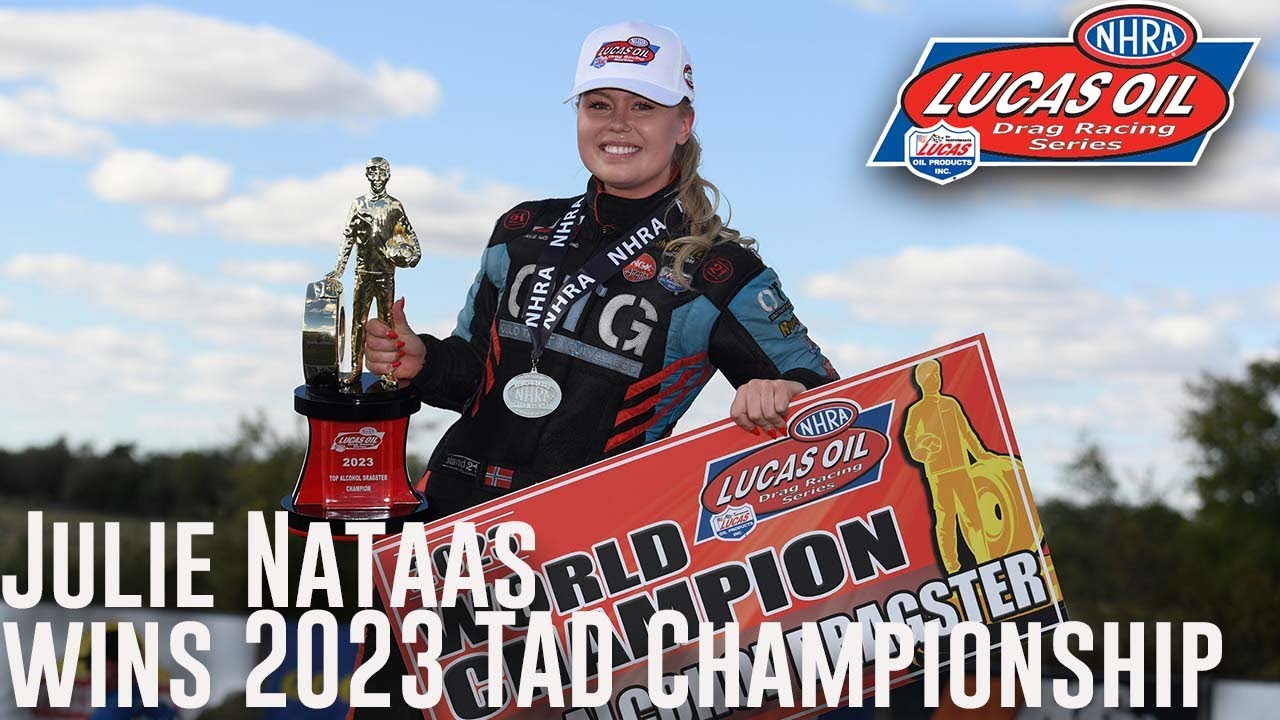 Julie Nataas wins 2023 Top Alcohol Dragster Championship