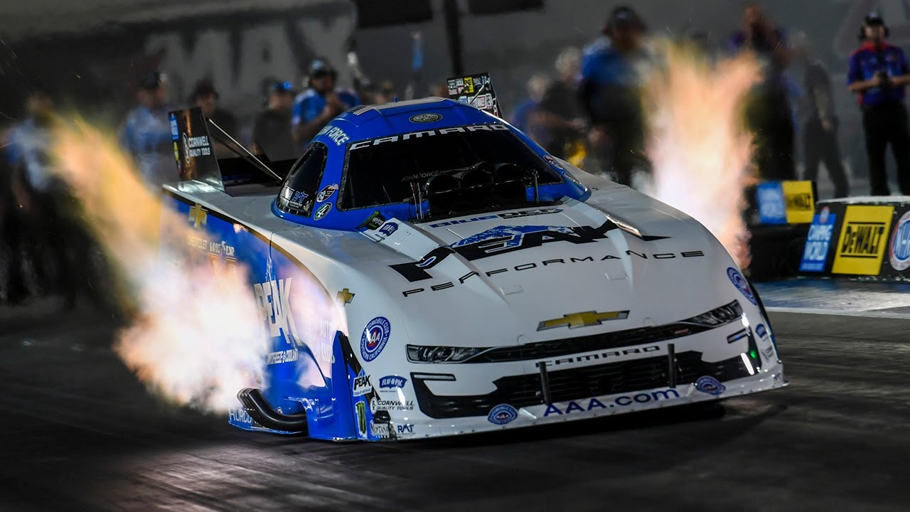 John Force holds No. 1 qualifier after Q1 in Charlotte