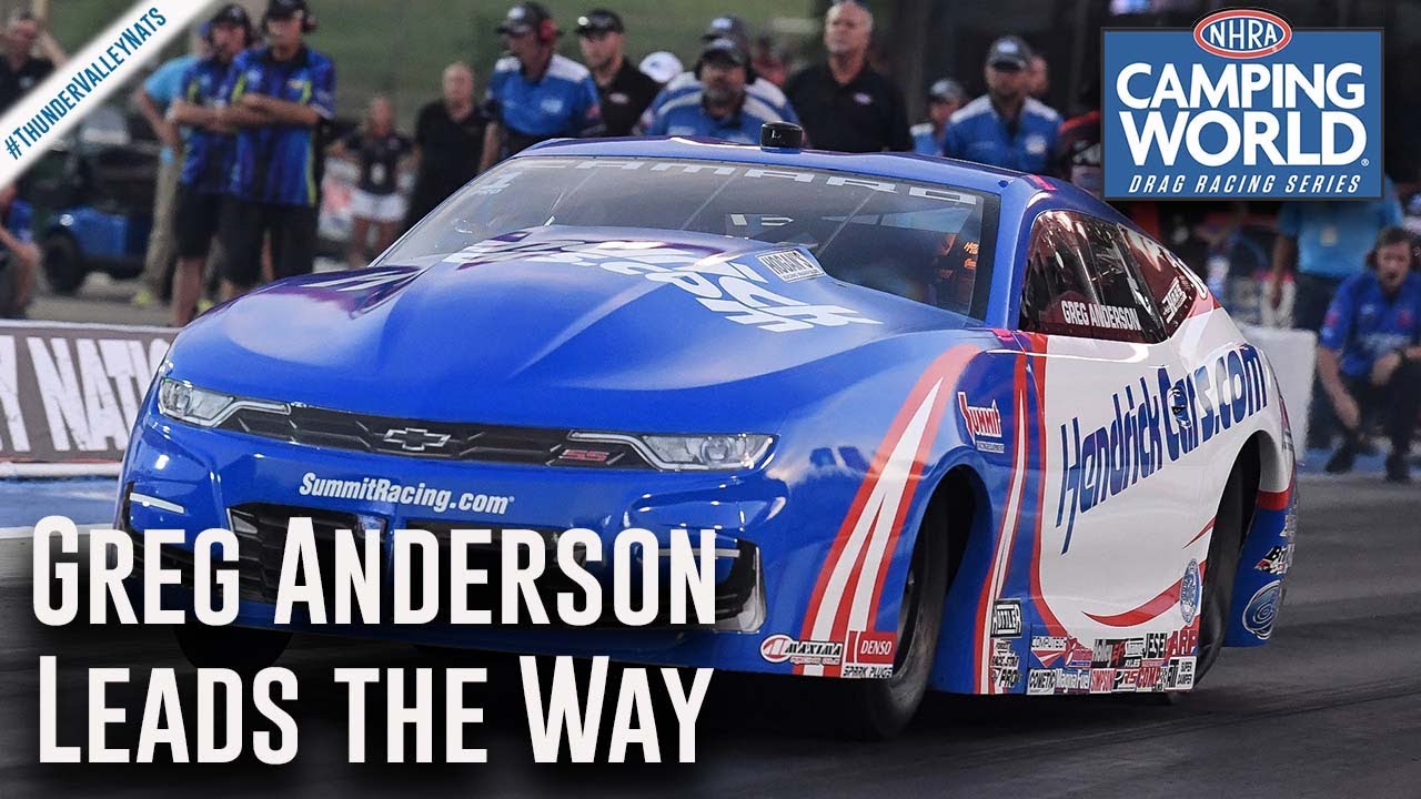 Greg Anderson leads the way Friday in Bristol