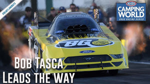 Bob Tasca leads the way Friday in Topeka