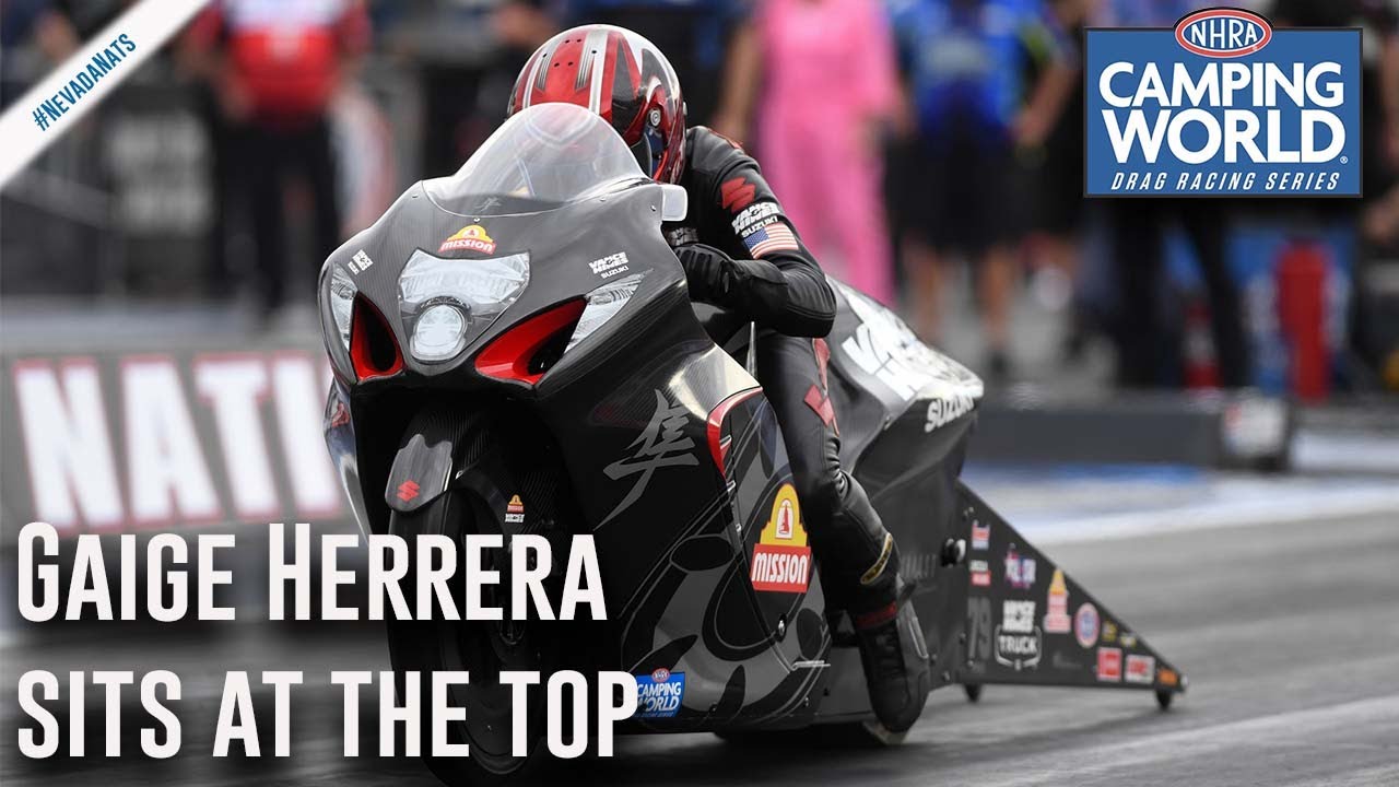 Gaige Herrera sits at the top after Friday at the #VegasNats