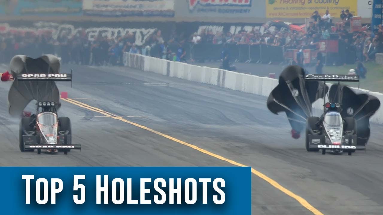 Top 5 holeshots from the 2023 NHRA Season