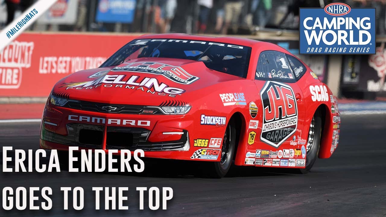 Erica Enders goes to the top Friday in Denver
