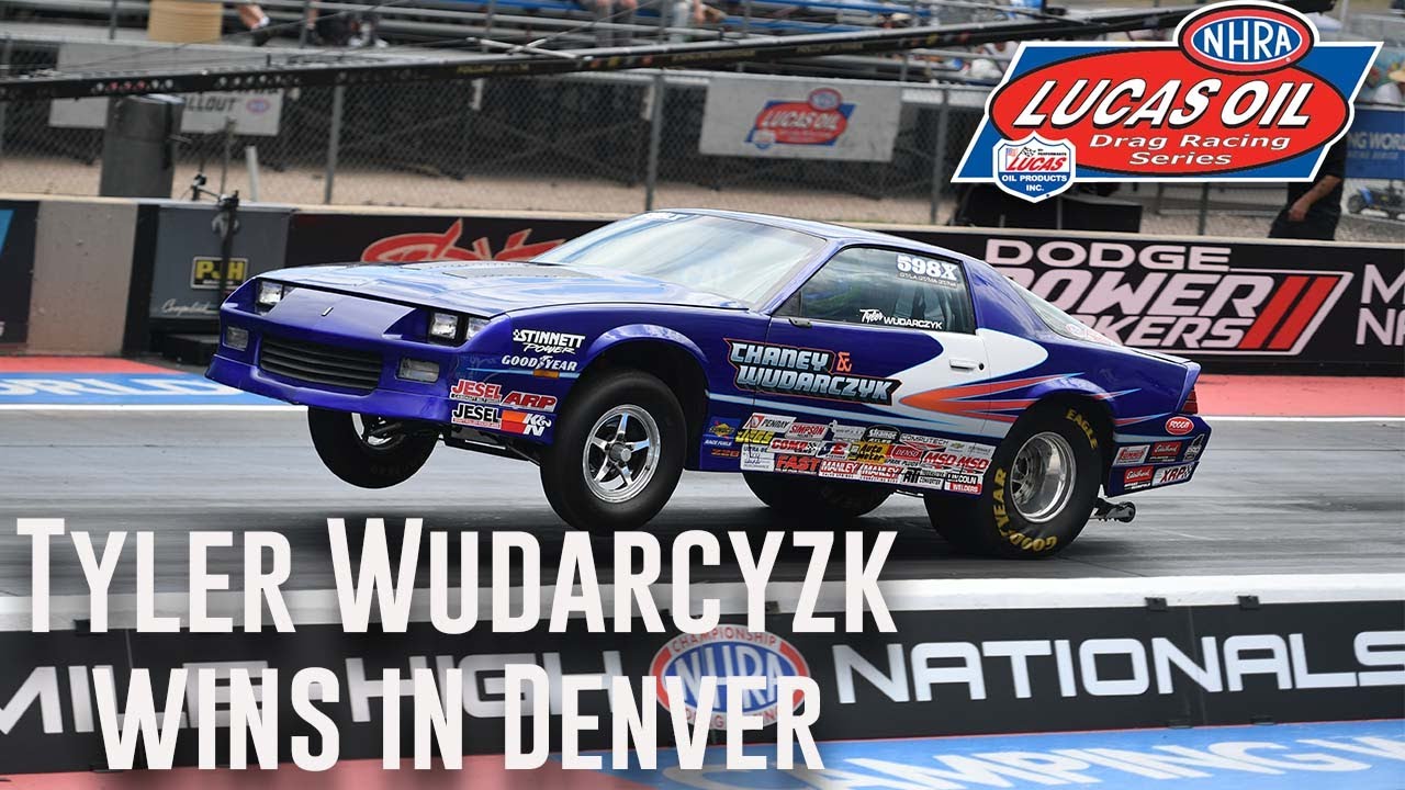 Tyler Wudarczyk wins Super Stock at the Dodge Power Brokers NHRA Mile-High Nationals