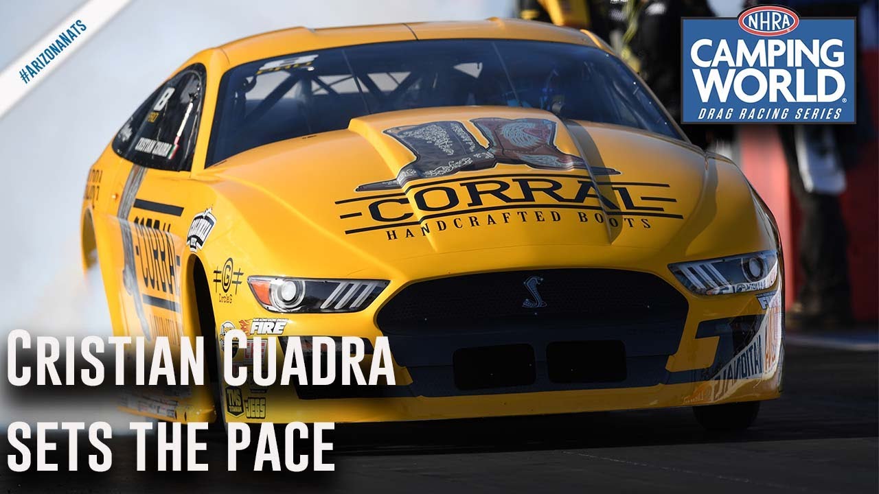 Cristian Cuadra sets the pace Friday in Phoenix