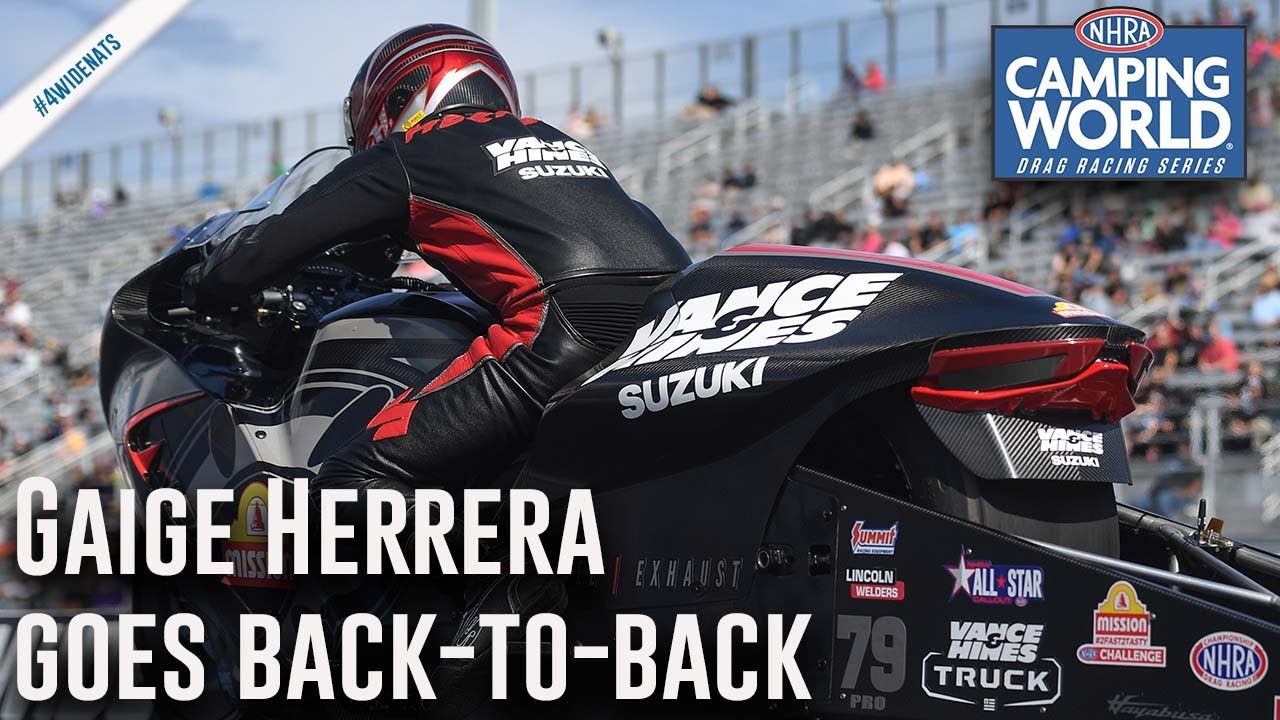 Gaige Herrera goes back-to-back with win in Charlotte