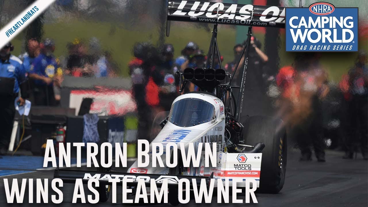 Antron Brown takes home first win as team owner