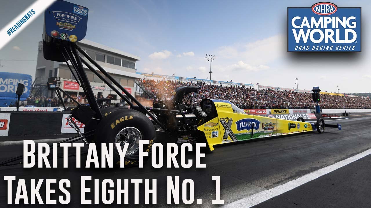 Brittany Force takes eighth No. 1 qualifier of the season