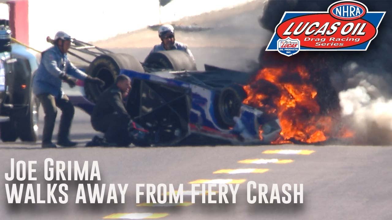 Joe Grima walks away from fiery crash in St. Louis