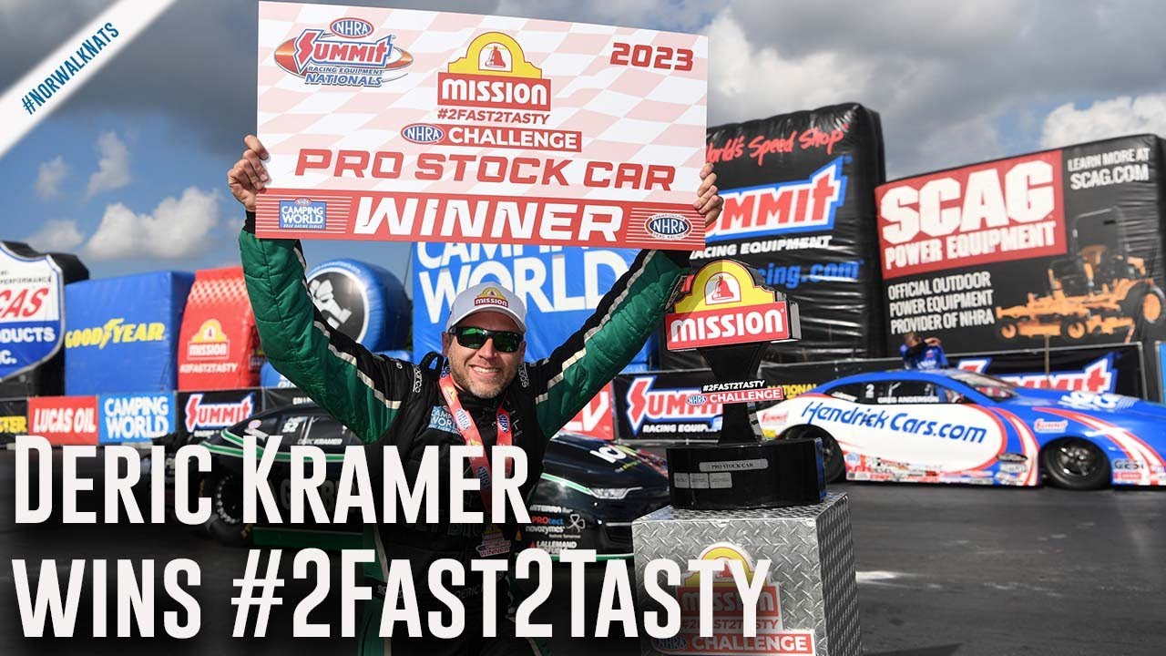 Mission #2Fast2Tasty Challenge Pro Stock Winner Norwalk: Deric Kramer