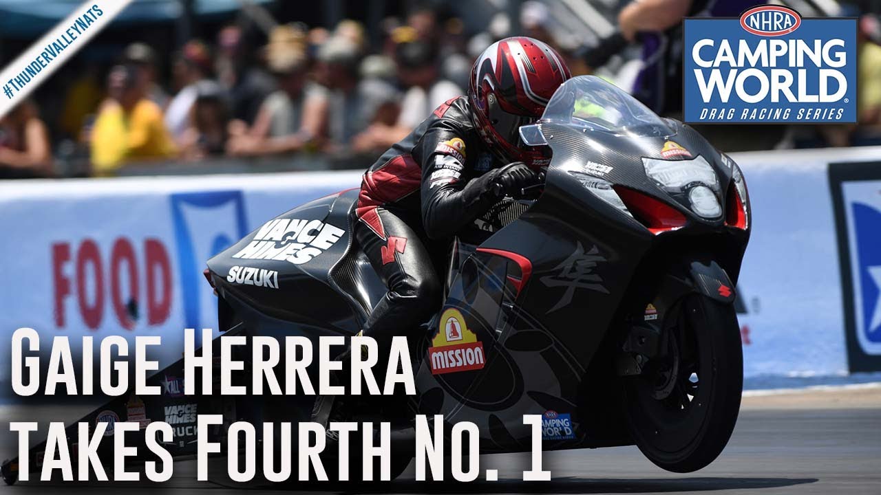 Gaige Herrera takes his fourth No. 1 qualifier of the season