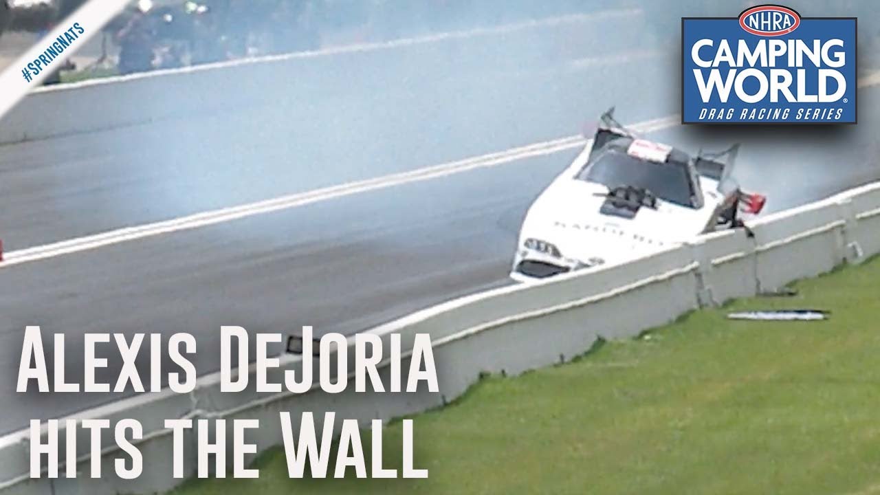 Alexis DeJoria hits the wall in Houston