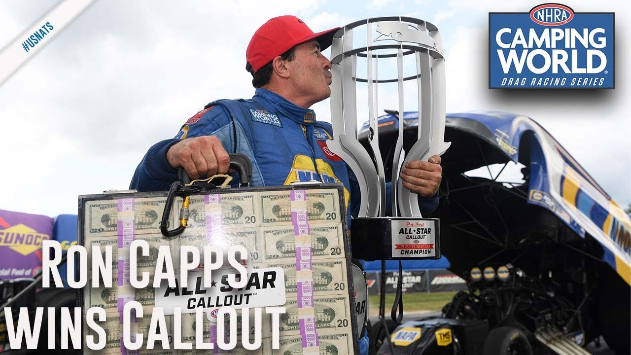 Ron Capps wins the Pep Boys Funny Car All-Star Callout