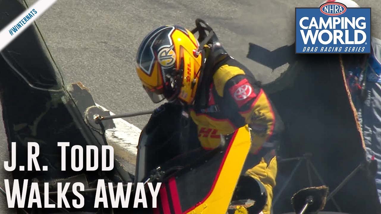 J.R. Todd walks away from MASSIVE explosion