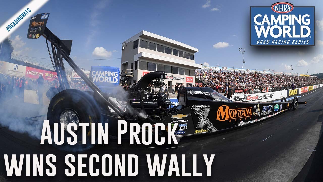 Austin Prock wins second career Wally at Pep Boys NHRA Nationals