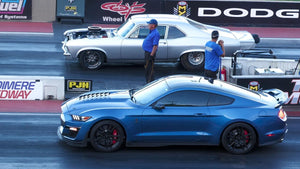 Old School vs Modern Muscle Cars - drag racing