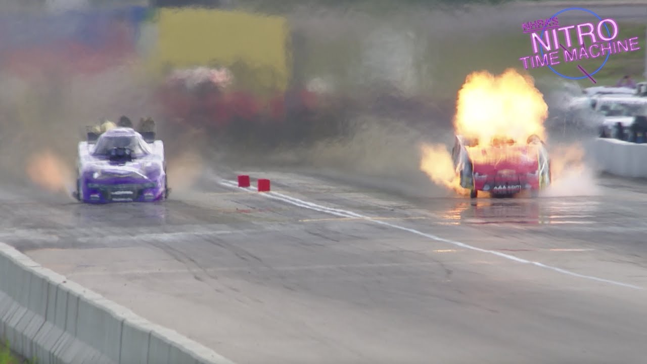 Courtney Force's epic Epping boomer at 2017 New England Nats | Nitro Time Machine