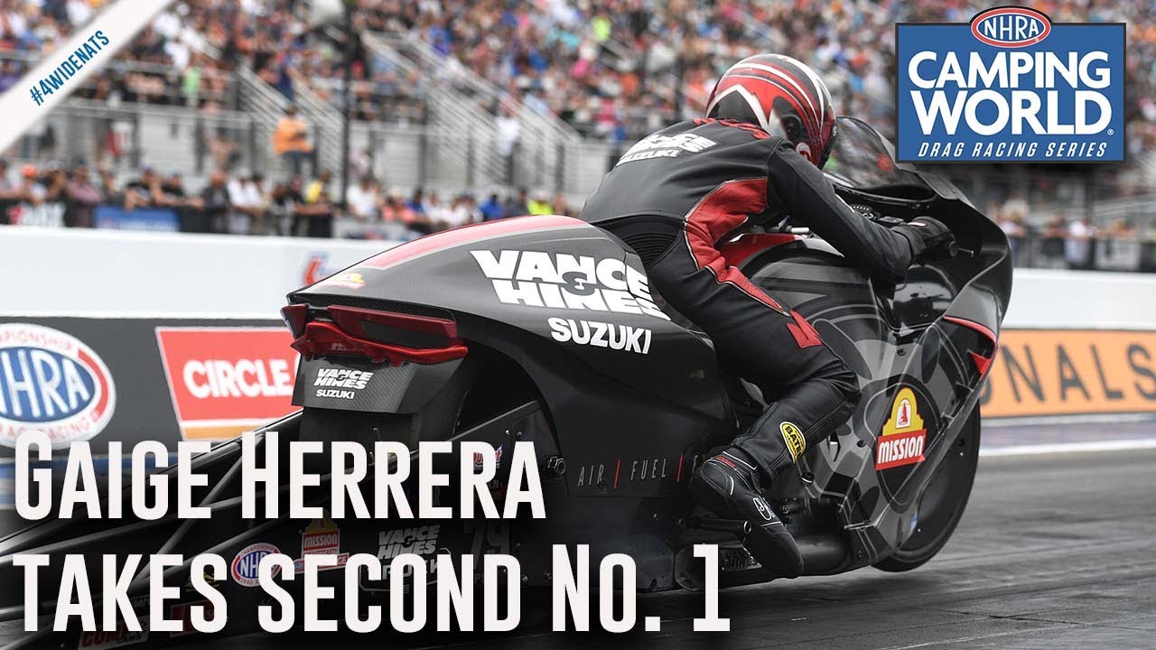 Gaige Herrera takes second No. 1 Qualifier of his career