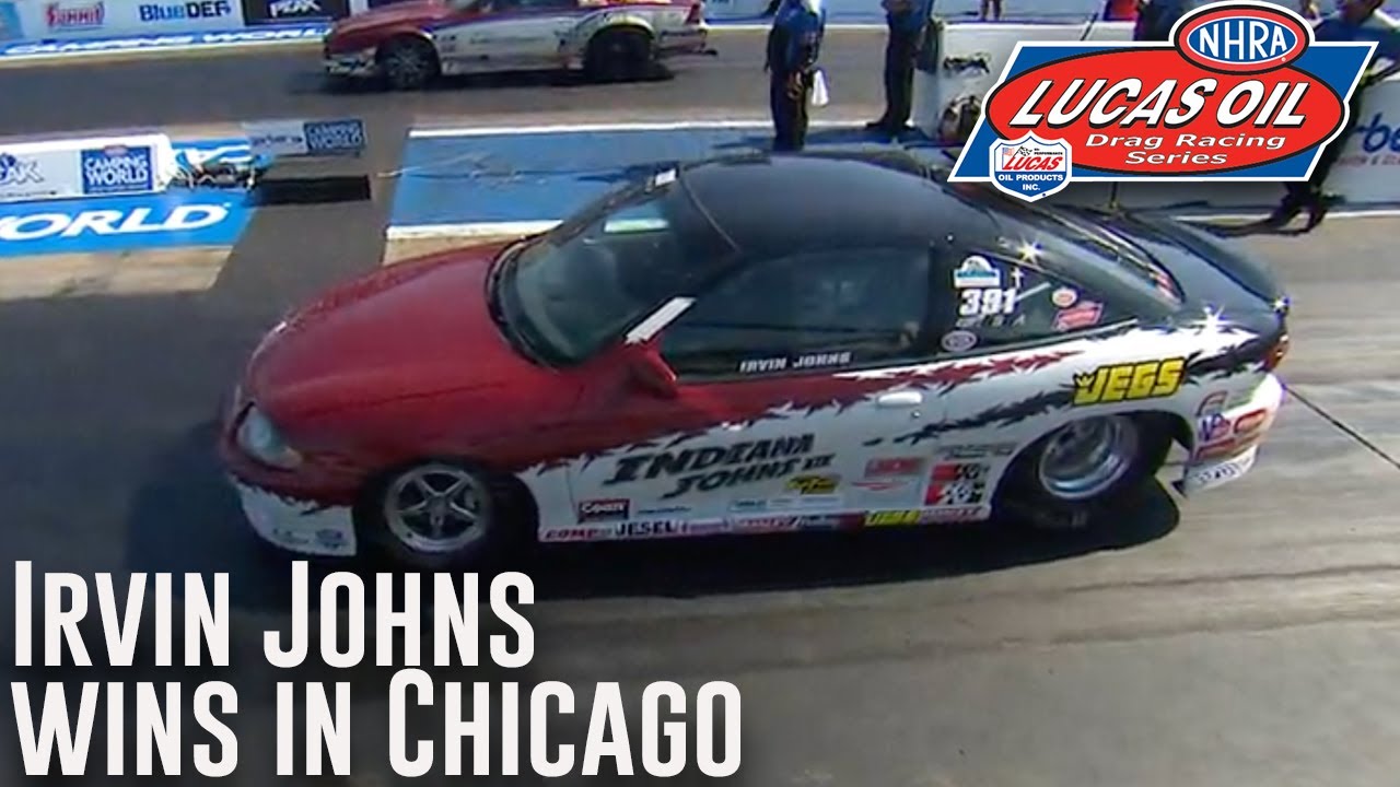 Irvin Johns wins Super Stock at the Gerber Collision & Glass Route 66 Nationals presented by Peak