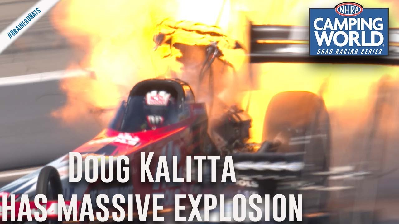 Doug Kalitta has MASSIVE explosion at Lucas Oil Nationals