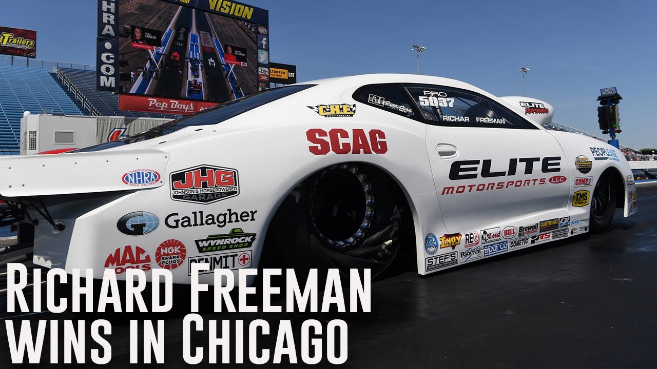 Richard Freeman wins Mountain Motor Pro Stock at the Gerber Collision & Glass Route 66 Nationals