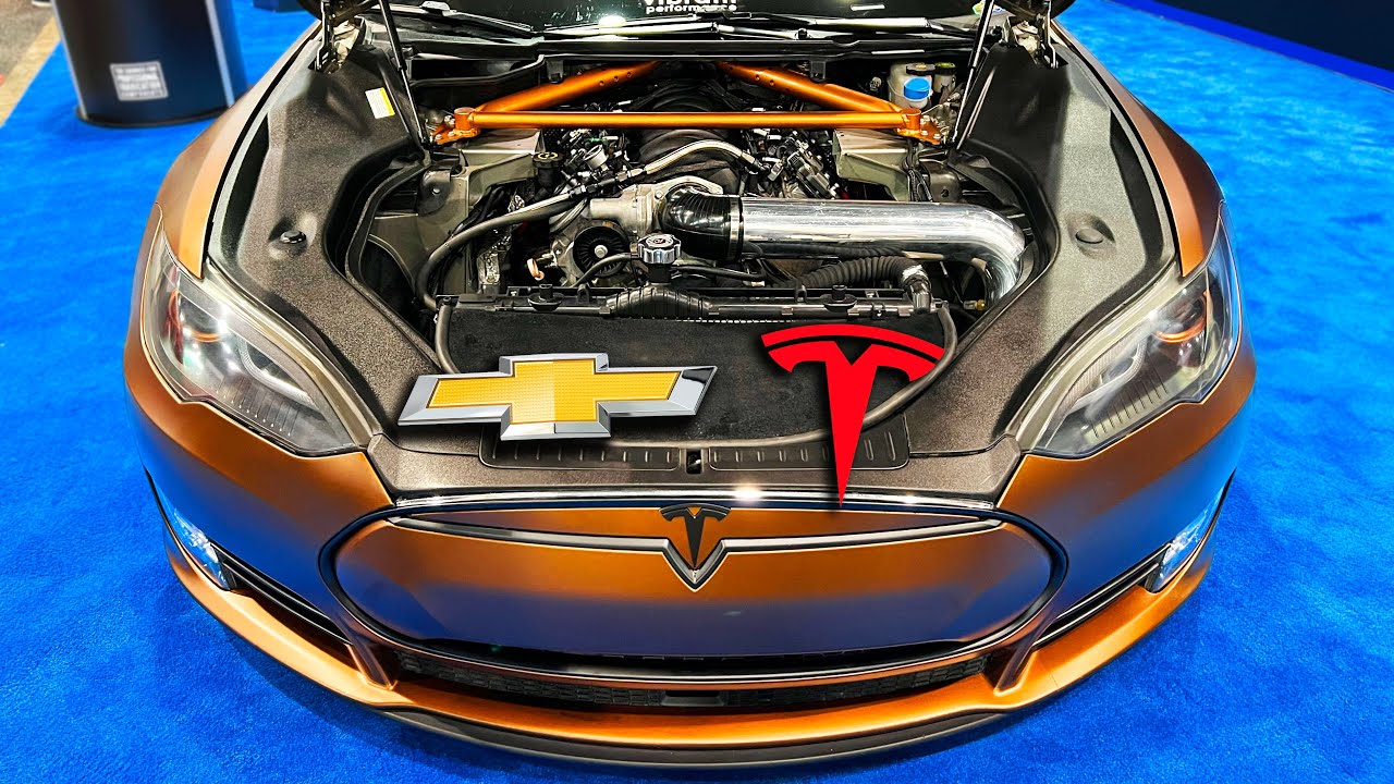 LS swapped Tesla Model S (Is it better this way?)