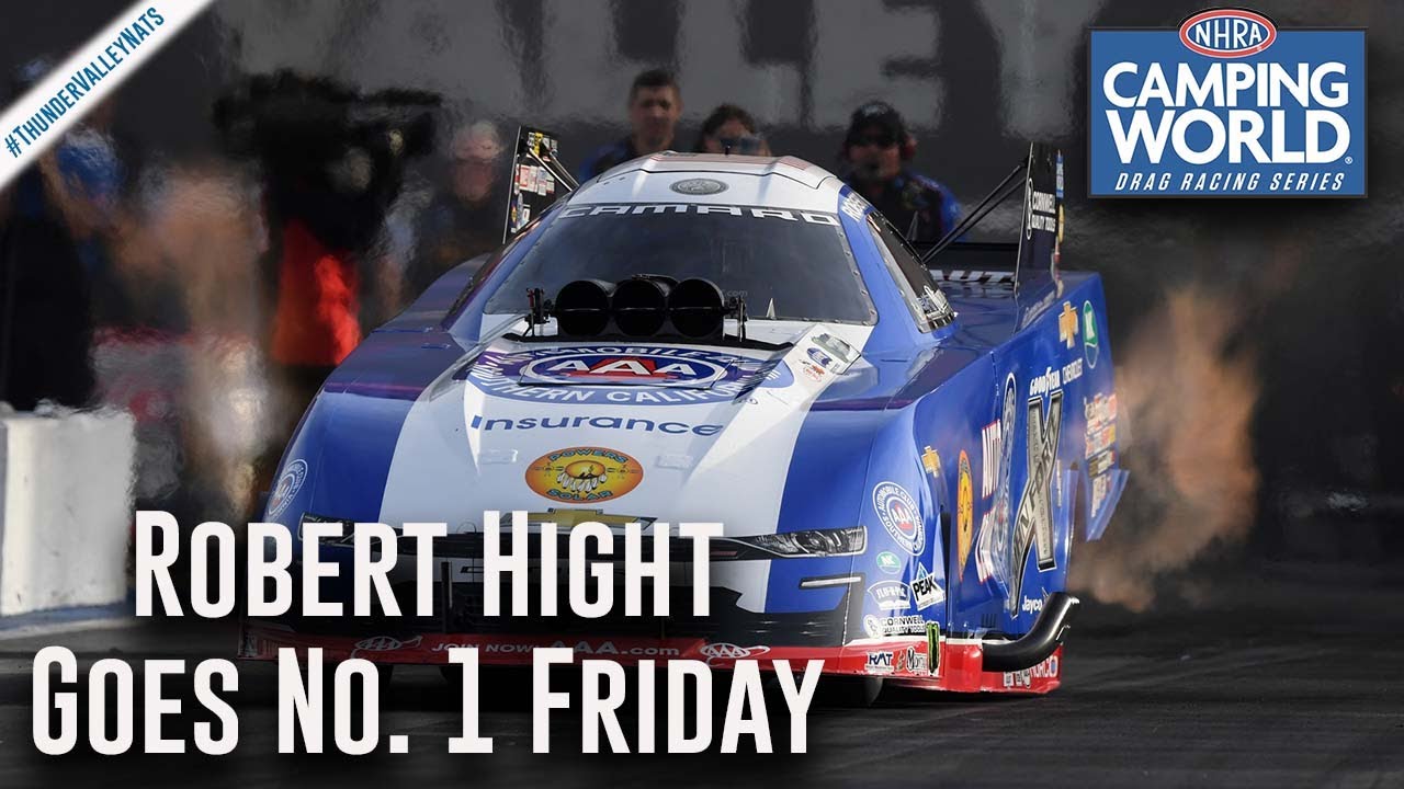 Robert Hight goes No. 1 Friday in Bristol